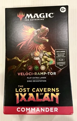 MTG Commander Lost Caverns of Ixalan Veloci-Ramp-Tor Deck Magic MTG New SEALED - Image 1 of 4