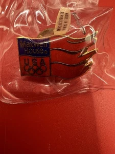 Spilla cappello Maxwell House Coffee USA Olimpiadi - Foto 1 di 3