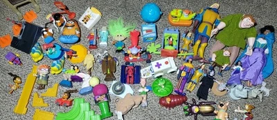 Huge Vintage 90s-2000s Toy Lot Mix Action Figures Fast Food Disney Cartoon - Image 1 of 4