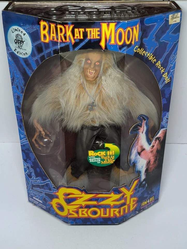 Figura Muñeca Hombre Lobo Ozzy Osbourne Bark at the Moon 1999 No Funciona Divertido 4 Todos Foto 1 de 4