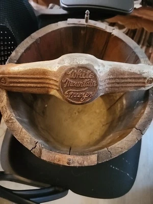 White Mountain Dark Wood Bucket Ice Cream  - Image 1 of 4