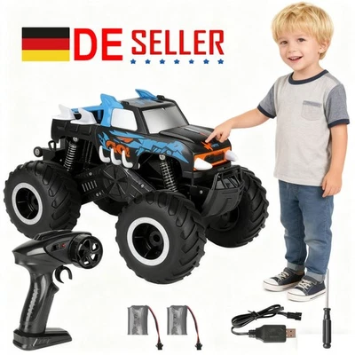 4WD RC Auto Ferngesteuertes Monstertruck Auto 2.4GHz 15km RC Driftauto NEU DHL - Bild 1 von 4