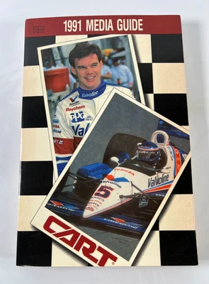 CART Media Guide 1991 Racing  PPG Indy Car World Series, Al Unser Jr. Cover - Image 1 of 4
