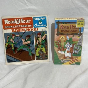 Robin Hood Makes Good! VHS VCR Video Tape Sealed & Read & Hear Robin Hood Book - Picture 1 of 6
