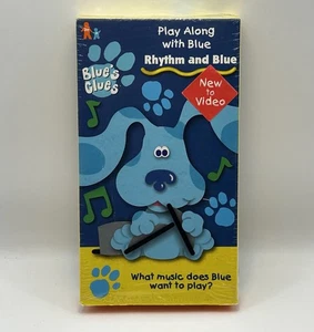 Blue’s Clues Rhythm & Blue VHS Nick Jr. Video Tape Nickelodeon Orange Nearly New - Imagen 1 de 15