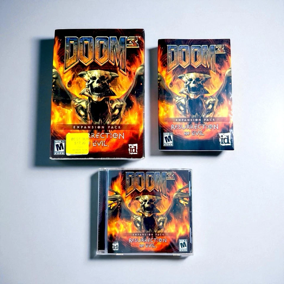 Doom 3 Resurrection Of Evil PC Expansion Pack 2005 Complete In Box - Image 1 of 4