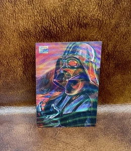 2024 Star Wars Galaxy #68 Dark Aspirations Wave Refractor 16/99 Darth Vader - Picture 1 of 2