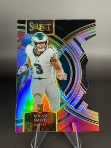 2023 Select NOLAN SMITH (RC) Premier Black & Red Prizm DIE-CUT #108 Eagles + 1 - Picture 1 of 7