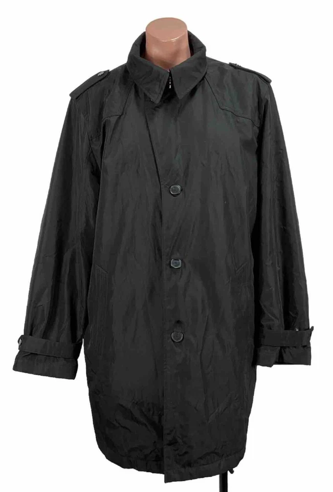 Abrigo de lluvia vintage años 90 y2k para hombre estructura guisante chaqueta palangre interior acolchado Foto 1 de 4