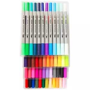48pc Dual Tip Brush/Fineliners 48pc Tri Grip Mont Marte Signature Arts Craft - Bild 1 von 5