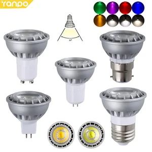 10W GU10 E27 E14 B22 Dimmable LED COB Spotlight Bulb 220V 12V High Power Lamp RM - Picture 1 of 19