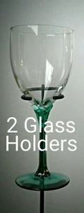 2 soportes para copa de vino al aire libre - hecho herrero - ornamental - estante para copa de vino - vino - Imagen 1 de 5