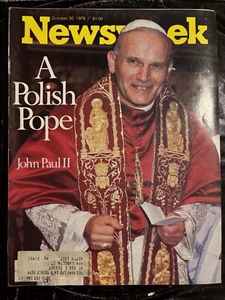 NEWSWEEK A Polish Pope John Paul II October 30 1978 - Picture 1 of 1