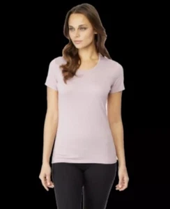 32 Degree Women's Scoop Neck T Shirt Pink 16-18 XLarge Cool Stretch Short Sleeve - Picture 1 of 12
