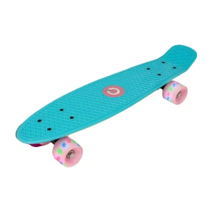 EVO Light-Up Penny Board Blue & Pink | LED Skateboard Cruiser for Kids & Teens - Picture 1 of 7