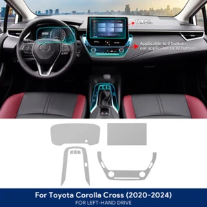 Interior Precut Paint Protection Film PPF TPU For Toyota Corolla Cross 2020-2024 - Picture 1 of 13