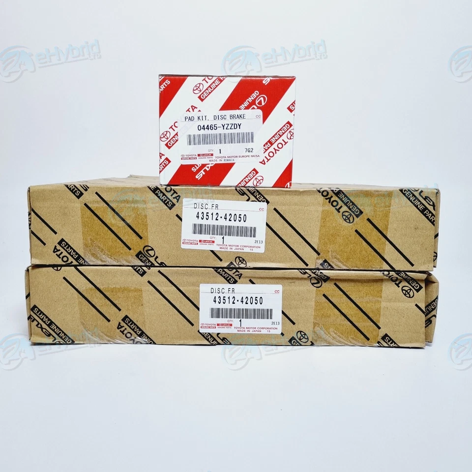 GENUINE TOYOTA AURIS HYBRID TOURING FRONT DISCS & PADS 2013 TO 2018 MODEL  - Image 1 of 1