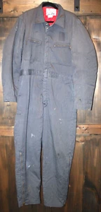 LEE Outerwear USA Men's Large 40 x 30 Quilt Lined work coveralls, Rough #H2019 - Picture 1 of 9