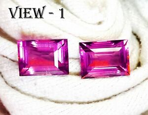 2.5 Ct Princess Cut Alexandrite Loose Gemstone For Jewelry Color change 8mm