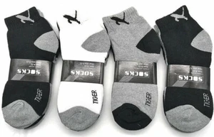 3-12 Pairs Mens Ankle Quarter Sports Socks Low Cut Cotton Athletic 9-11 & 10-13 - Picture 1 of 2