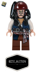 LEGO Pirates of the Caribbean - Captain Jack Sparrow poc035 Minifigure [71042] - Foto 1 di 1