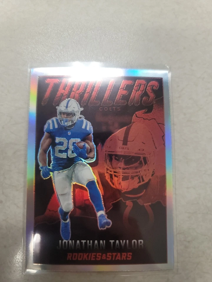 JONATHAN TAYLOR THRILLERS NO. TH-12. PRIZM. 2022 ROOKIES AND STARS. COLTS - Image 1 of 4