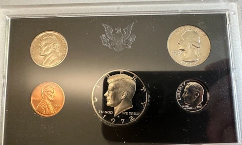 1972 S United States Proof Set Cover