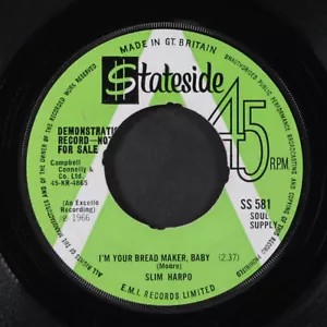 SLIM HARPO: i'm your bread maker baby / loving you STATESIDE 7" Single 45 RPM UK - Picture 1 of 2