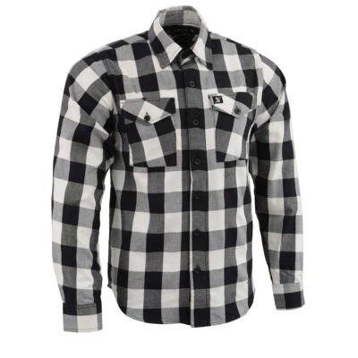 Milwaukee Leather 11633 Men's Flannel Plaid Long Sleeve Cotton Button Down Shirt - Image 1 of 4
