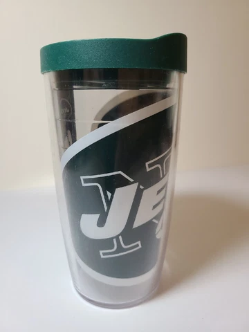 Tervis Dishwasher Safe NFL New York Jets 16 oz Tumbler Cup With Lid Cover