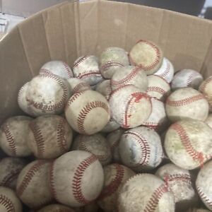 30 Baseballs leather defect . See pictures for type and  Condition