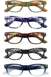 Hummingbird 5-pack Set Basel Blue Light Reading Glasses Multi - Picture 1 of 4