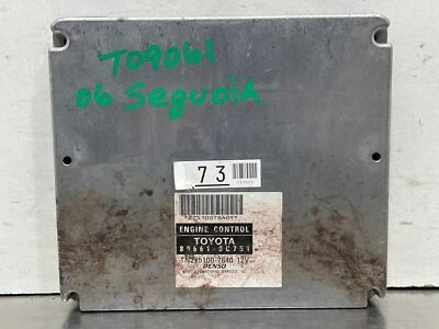 Toyota Sequoia 2006 módulo de control electrónico computadora 4x4 ECU OEM 89661-0c751 Foto 1 de 4