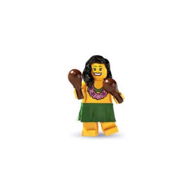 LEGO Serie 3 Minifigura Coleccionable - Bailarina Hula - Bolsa de Polietileno Abierta - NUEVA 8803 Foto 1 de 2