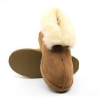 Ugg Boots Womens Men Homey Slipper Scuff Sheepskin Wool Australian Made Chestnut