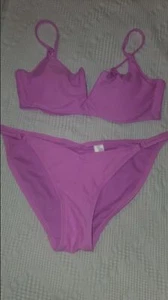 Traje de baño rosa de dos piezas para mujer - pushup S/M - Imagen 1 de 3