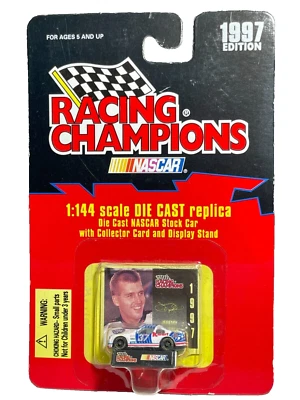 Coche fundido a presión vintage NASCAR Jeremy Mayfield escala 1:144 CAMPEONES DE CARRERAS 1997 Foto 1 de 3