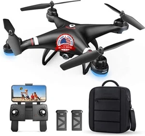 Drone Dron Quadcopter Con GPS Y Camara HD Seguimiento Y Retorno Automatico TOP - Picture 1 of 8