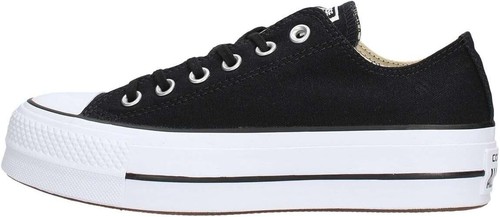 Converse Donna Chuck Taylor All Star Lift Ox Nero Bianco 560250C US 5 EU 35