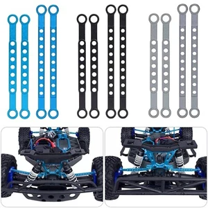 Kit estabilizador de barra estabilizadora delantera y trasera de aluminio RC duradero para Traxxas Slash 4x4 - Imagen 1 de 13