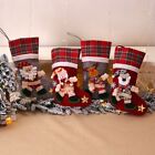 High Quality Checkered Christmas Doll Socks Ideal for Children Stylish Design