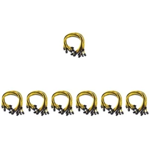Set of 7 Power Cord Adapter Board Extension Cable Replacement Supply - Afbeelding 1 van 12