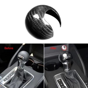 Carbon Fiber Style Gear Shift Knob Cover Trim For AUDI A3 S3 8V 2014 2015-2018 - Bild 1 von 7