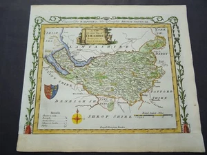 Antique map of Cheshire by Alexander Hogg and Thomas Conder 1784 - Picture 1 of 3