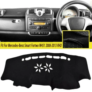 For Mercedes-Benz Smart Fortwo W451 2008-2013 RHD DashMat Dashboard Cover Mat - Picture 1 of 11
