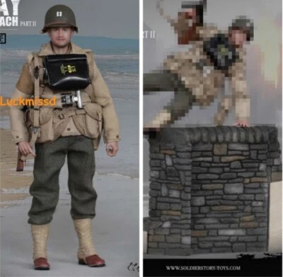 Figura de acción 1/12 totalmente articulada de la Segunda Guerra Mundial US 2nd Soldier Story D-DAY Ranger Foto 1 de 4