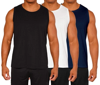 Tank Top Herren Muskelshirt Achselshirt reine Baumwolle-Single Jersey - Bild 1 von 2