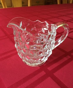 Vintage Glass Milk or Cream Jug - Picture 1 of 4