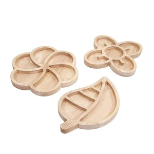 Kaplan Early Learning Loose Parts Organic Wooden Trays - Set of 3 - Picture 1 of 5