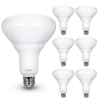 Feit Electric LED BR40 Bulbs Dimmable 65W Equivalent E26 Recessed Can 2700k Damp - Image 1 of 4